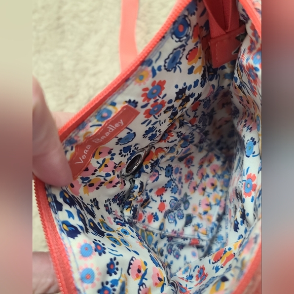 Vera Bradley Coral Floral Tapestry Hipster Crossbody Bag - Picture 8 of 16